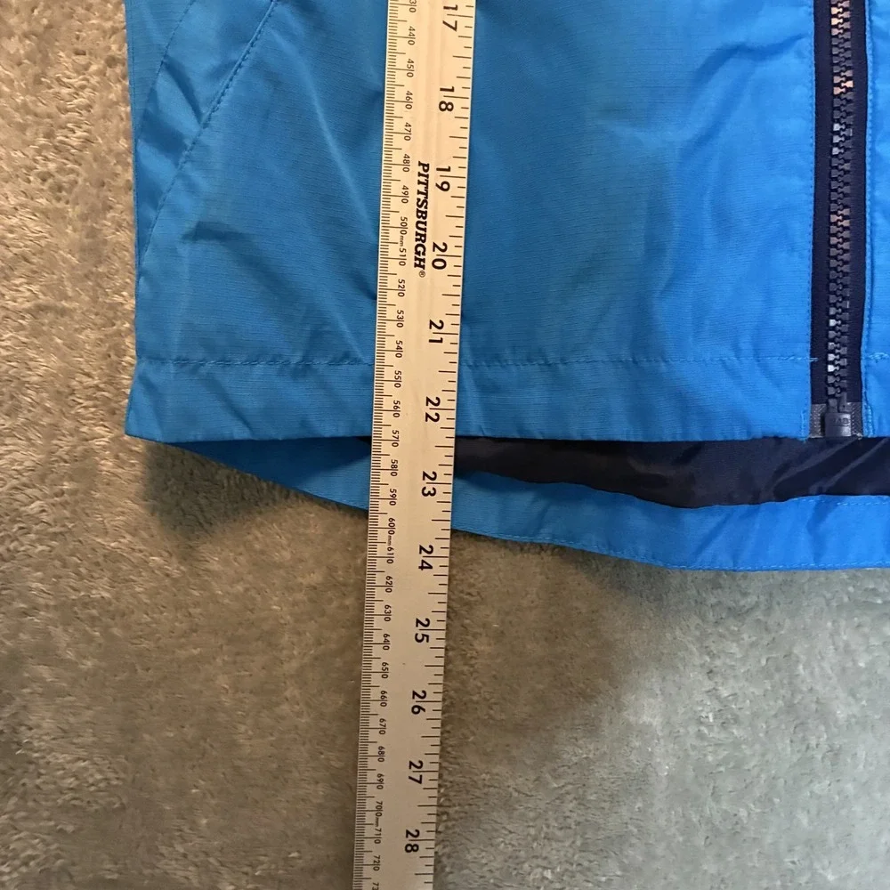 Eddie Bauer Boys Lightweight 3 in 1 Jacket M 10/12 Windbreaker Waterproof Blue